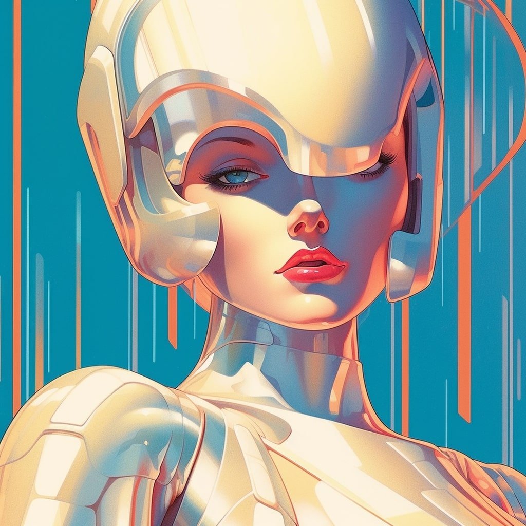 sergio_stefano_a_iridescent_futuristic_android_wears_a_ivory_co_2f48abd2-f432-46a5-8e38-28855833eeb5