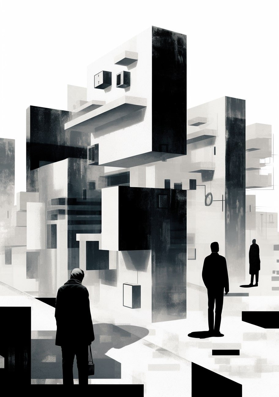 sergio_stefano_an_illustration_of_people_looking_at_BLACK_AND_W_ccb78c7f-b515-4f1b-862c-f8bcc34a6d9c