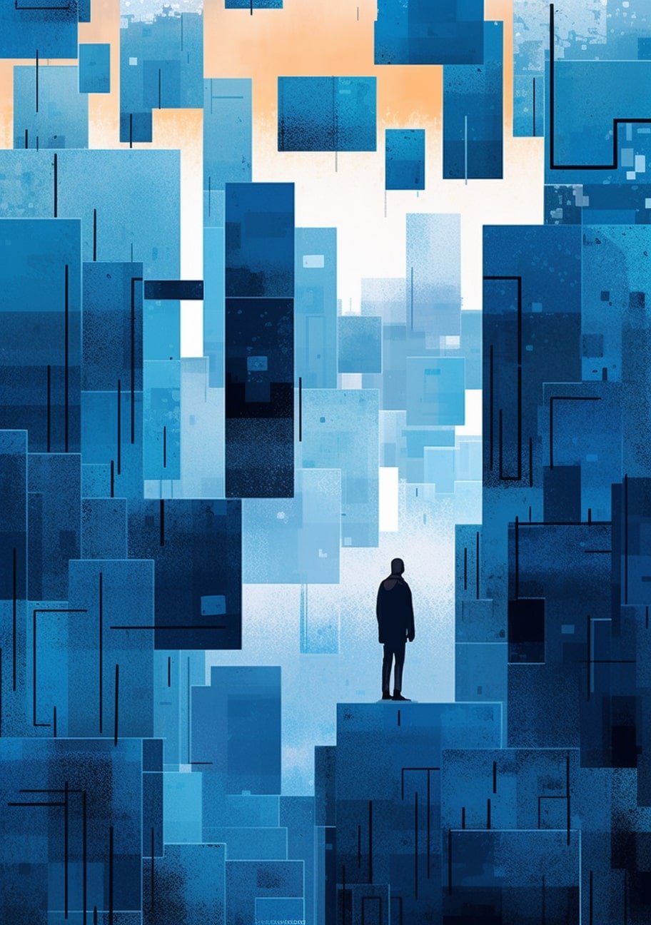 sergio_stefano_an_illustration_of_people_looking_at_BLUE_square_7bffc318-1309-4740-a8db-801881c9b336