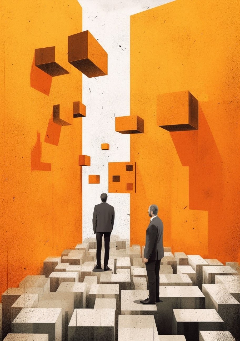 sergio_stefano_an_illustration_of_people_looking_at_ORANGE_squa_c51016d6-b0f4-41f9-ba6b-e6babb3dca5f