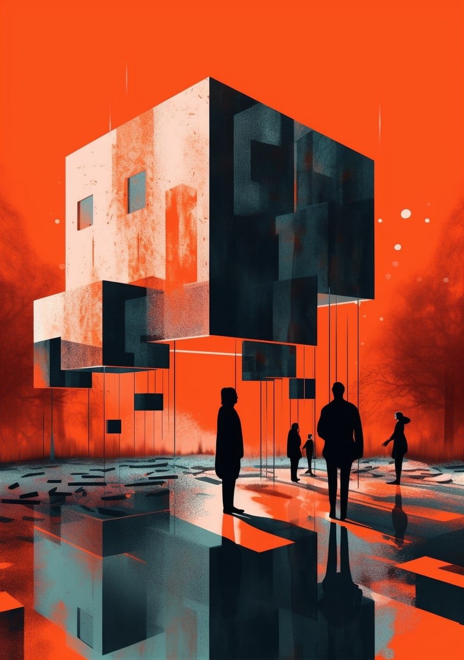 sergio_stefano_an_illustration_of_people_looking_at_ORANGE_squa_cc52ef7d-912a-4606-ace4-459c72feda9d